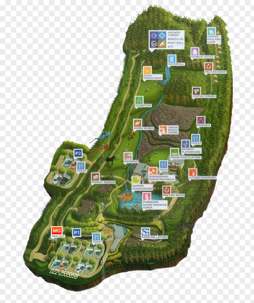 Map Dusun Bambu Bandung Tourist Attraction Hotel PNG