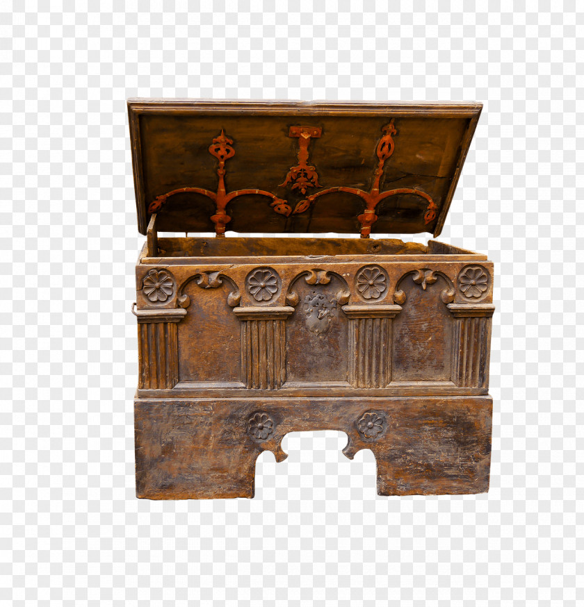 Medieval Middle Ages Antique Box Paper PNG