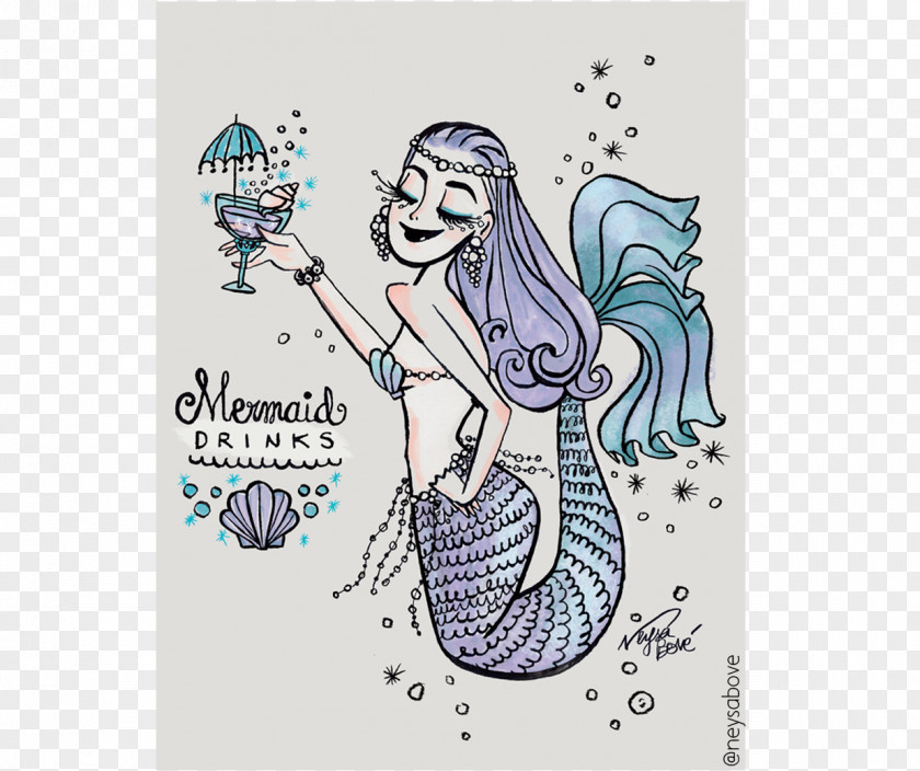 Mermaid Visual Arts Painting PNG