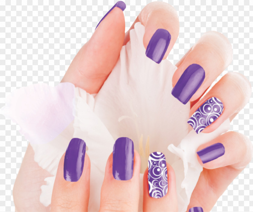 Nail Poster Lovely & Spa Art Gel Nails Manicure PNG