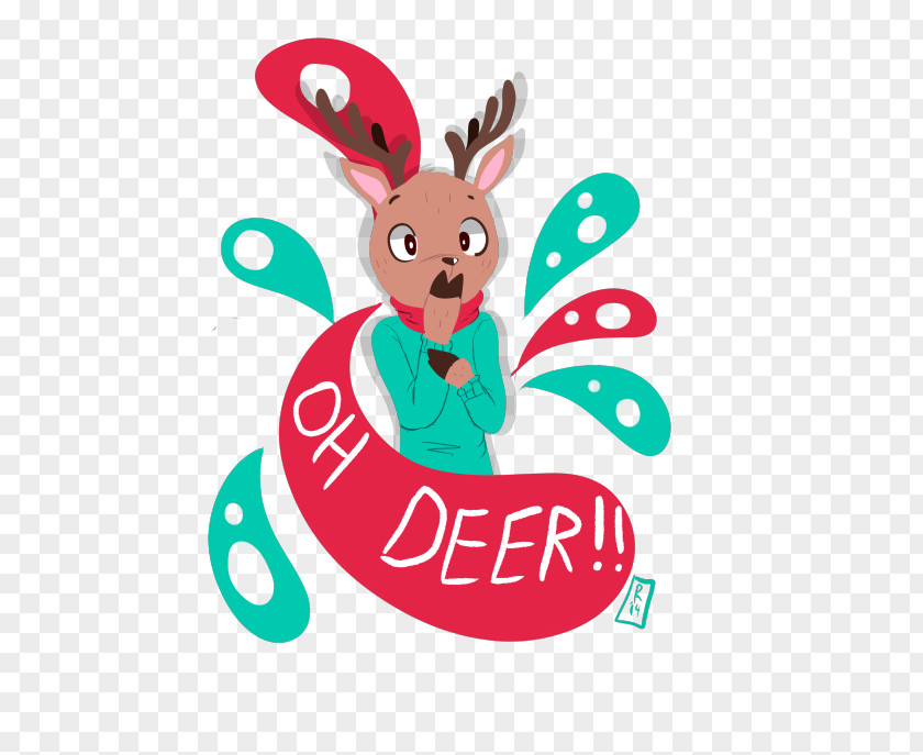 Reindeer Easter Bunny Clip Art PNG