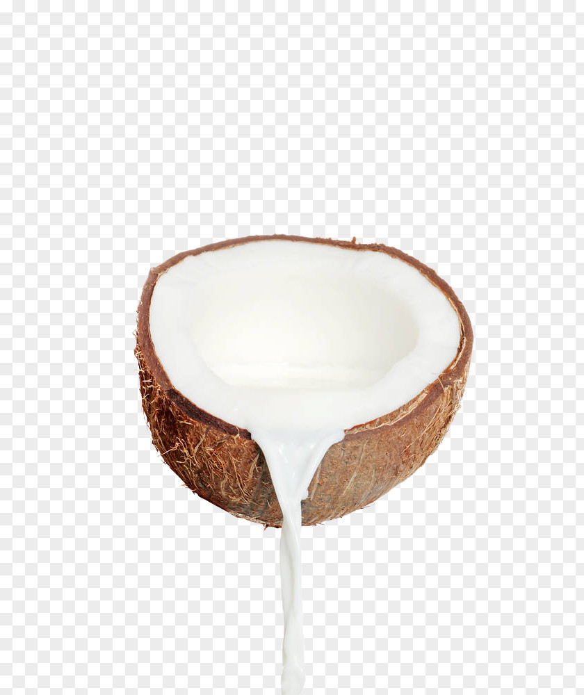 White Coconut Juice Milk Water Substitute Organic Food PNG