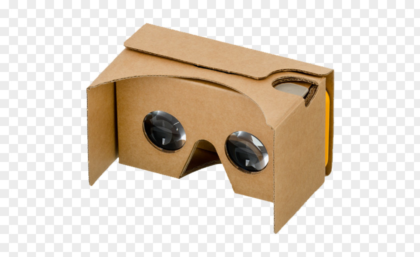 Google Virtual Reality Headset Cardboard Glass PNG