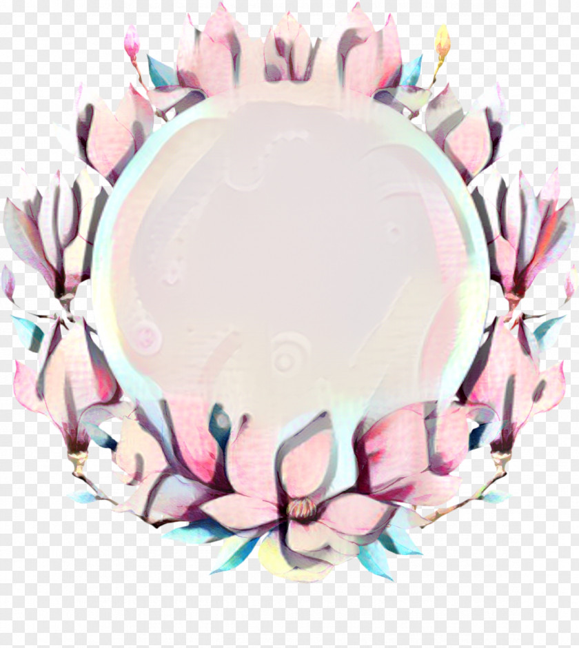 Pink Tableware Background PNG