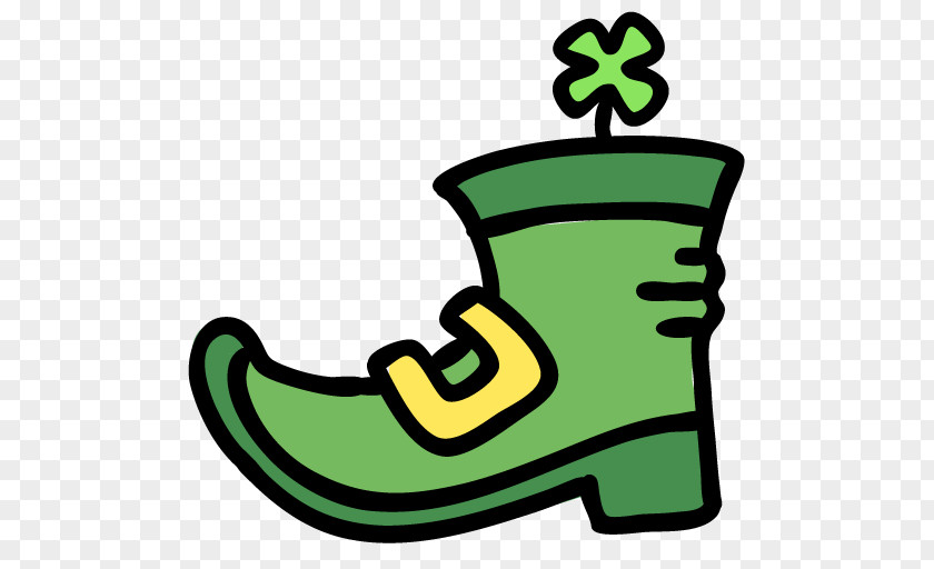 Saint Patrick's Day Leprechaun Ireland Four-leaf Clover Shoe Clip Art PNG