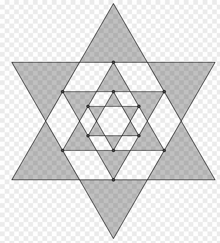 Symbol Sri Yantra Triangle PNG