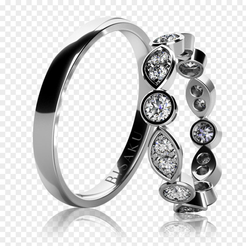 Wedding Ring Bisaku Gold PNG
