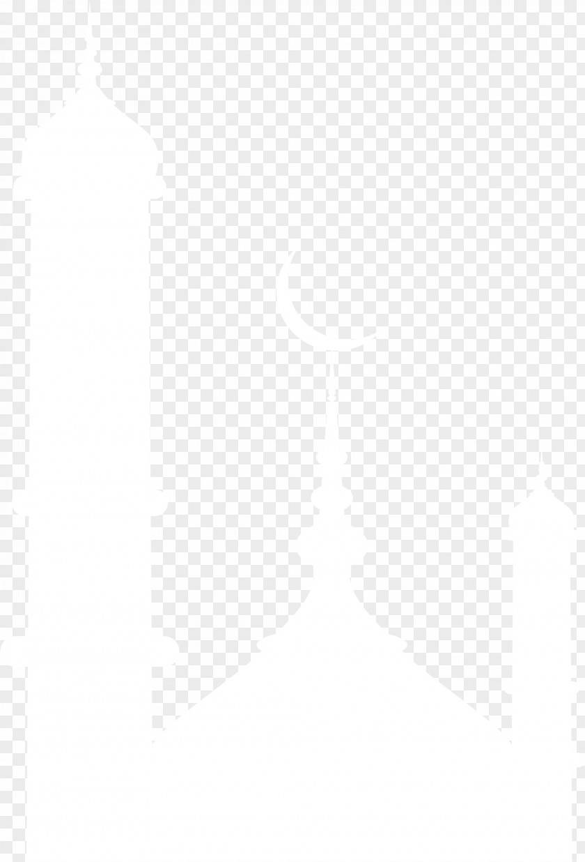 White Minimalist Church Black Pattern PNG