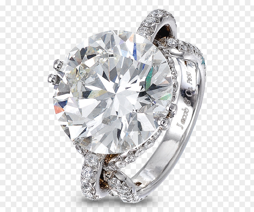 Diamond Engagement Ring Jacob & Co Brilliant PNG