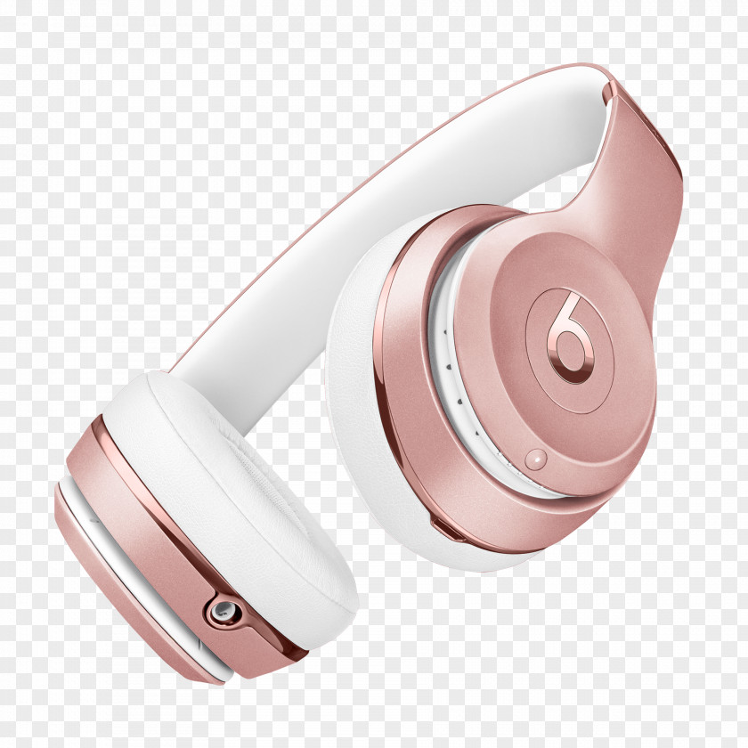 GOLD ROSE Beats Solo3 Electronics Headphones Apple Bluetooth PNG