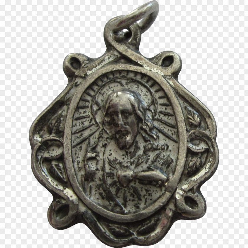 Medal Silver Bronze Antique Locket PNG