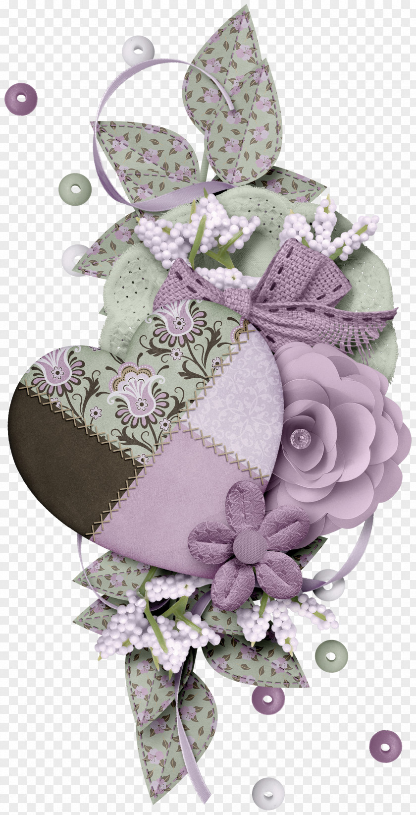 FLOWER FRAME Digital Scrapbooking Embellishment Cricut Collage PNG