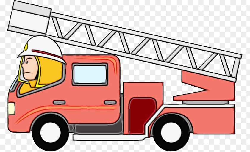 Freight Transport Commercial Vehicle Fire Cartoon PNG