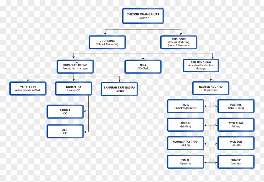 Marketing Diagram Organizational Chart Manufacturing PNG