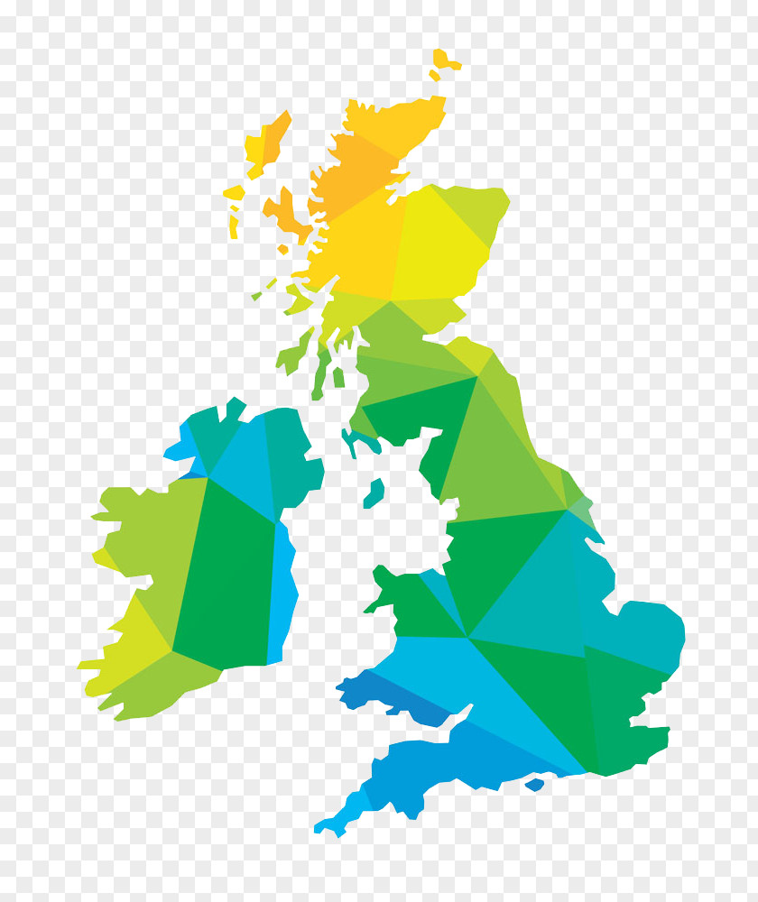 Polygon Map England Wales Royalty-free PNG