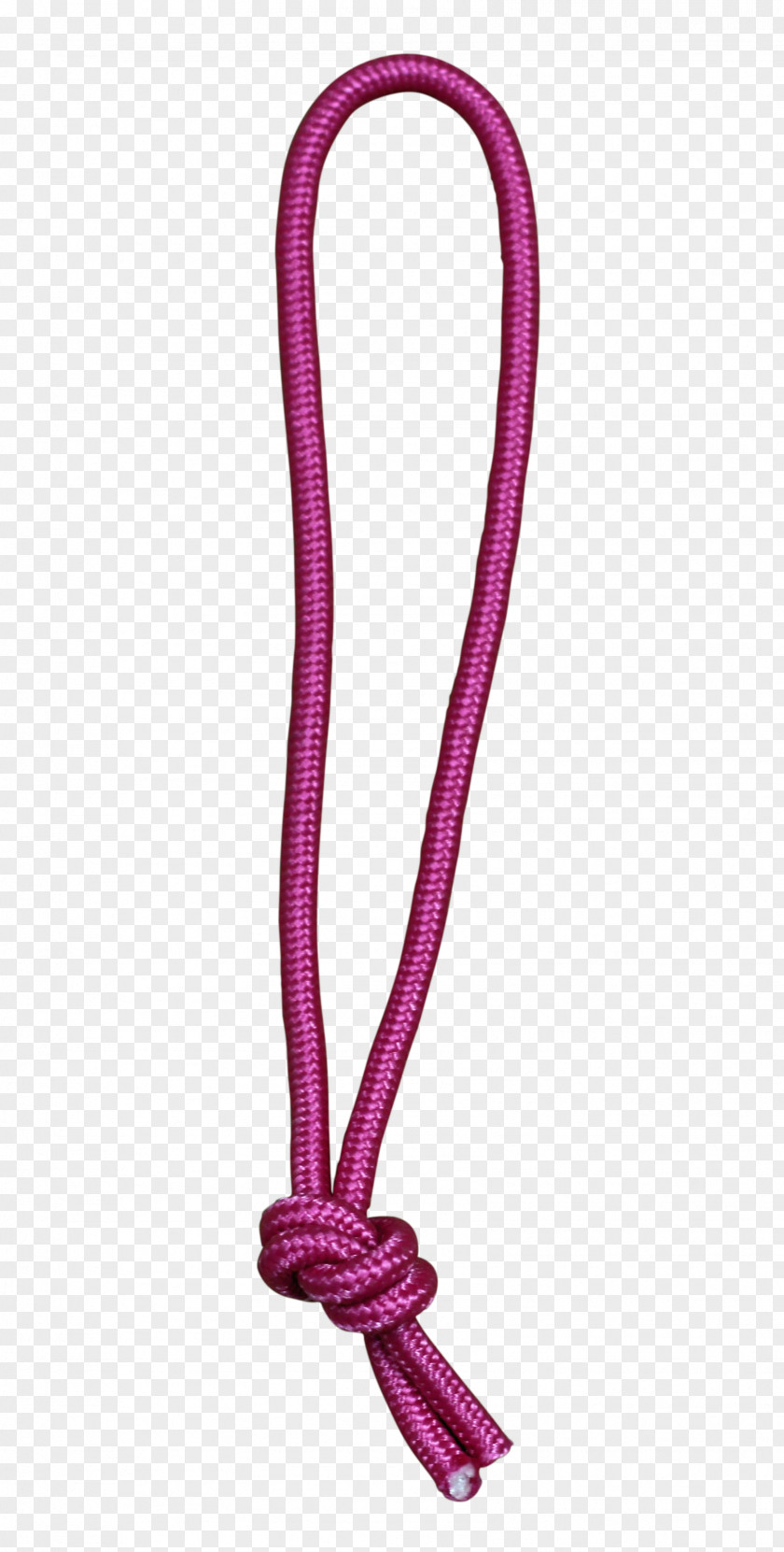 Twine Rope String Leash Magenta PNG