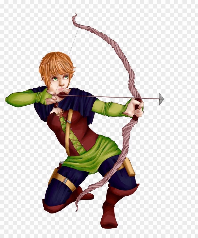 Weapon Bow And Arrow Bowyer Ranged Character Recreation PNG