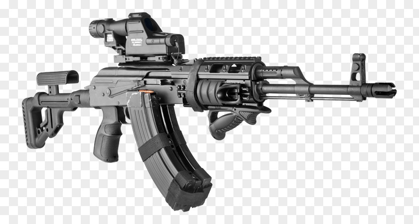Weapon Vertical Forward Grip Firearm AK-47 Stock PNG