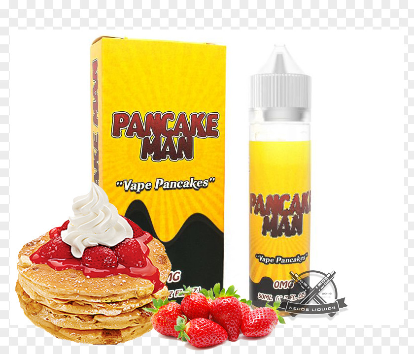 Breakfast Pancake Blini Cream Maple Syrup PNG