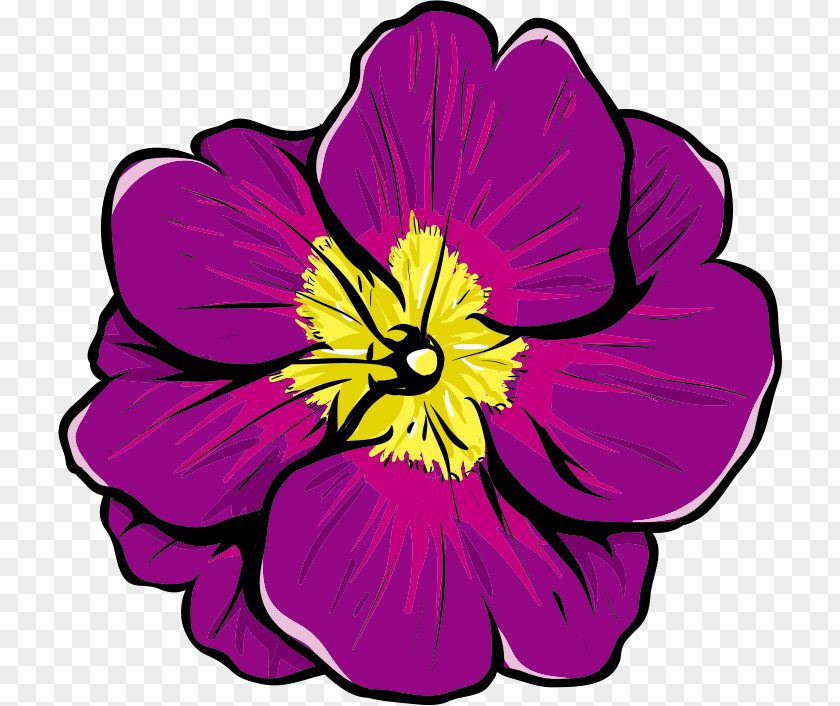 Car Pansy Wall Decal Clip Art PNG