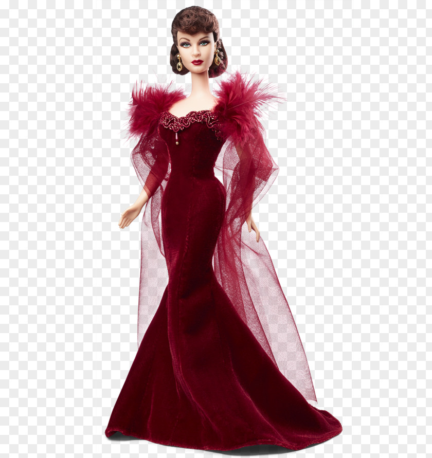 Commemoration Vivien Leigh Scarlett O'Hara Gone With The Wind Queen Of Sapphires Barbie Ashley Wilkes PNG