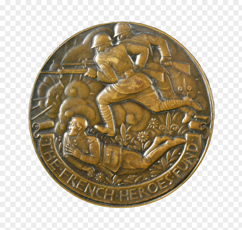 Medal First World War Coin Brass Bronze PNG