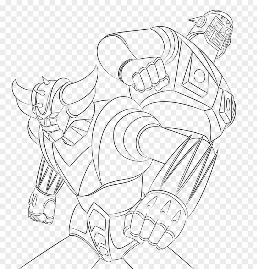 Painting Line Art Daisuke Umon Drawing Mazinger Z PNG