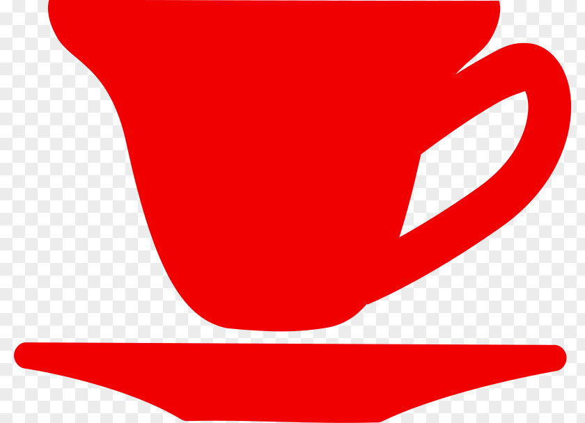 Red Cup Teacup Teapot Clip Art PNG
