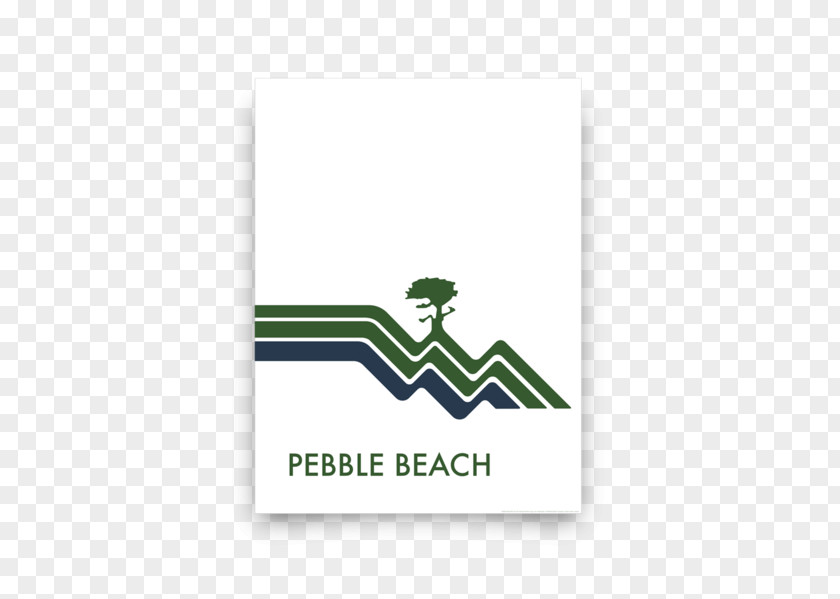 Beach Logo Brand Text Green Pebble PNG