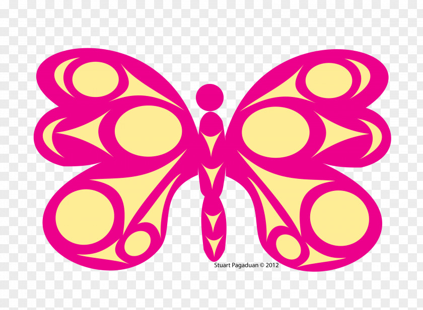Butterfly Border Coast Salish Drawing Peoples Coloring Book Value Stream Mapping Software PNG