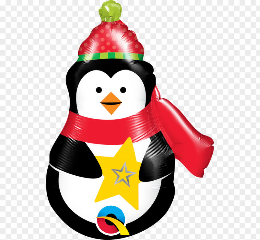 Penguin Toy Balloon Christmas PNG