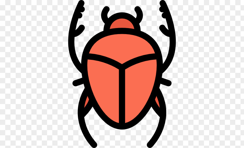Vector Beetle Icon Design PNG
