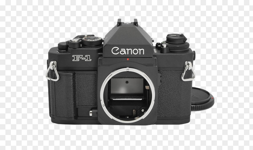 Digital Camera Canon EOS SLR New F-1 Lens PNG