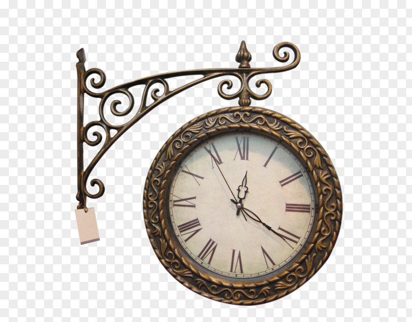 Retro Clock Halifax Town Table Alarm Antique PNG