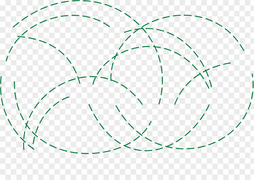 Circle Point Angle Line Art Font PNG