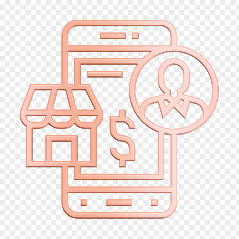 Digital Banking Icon Online Shopping App PNG
