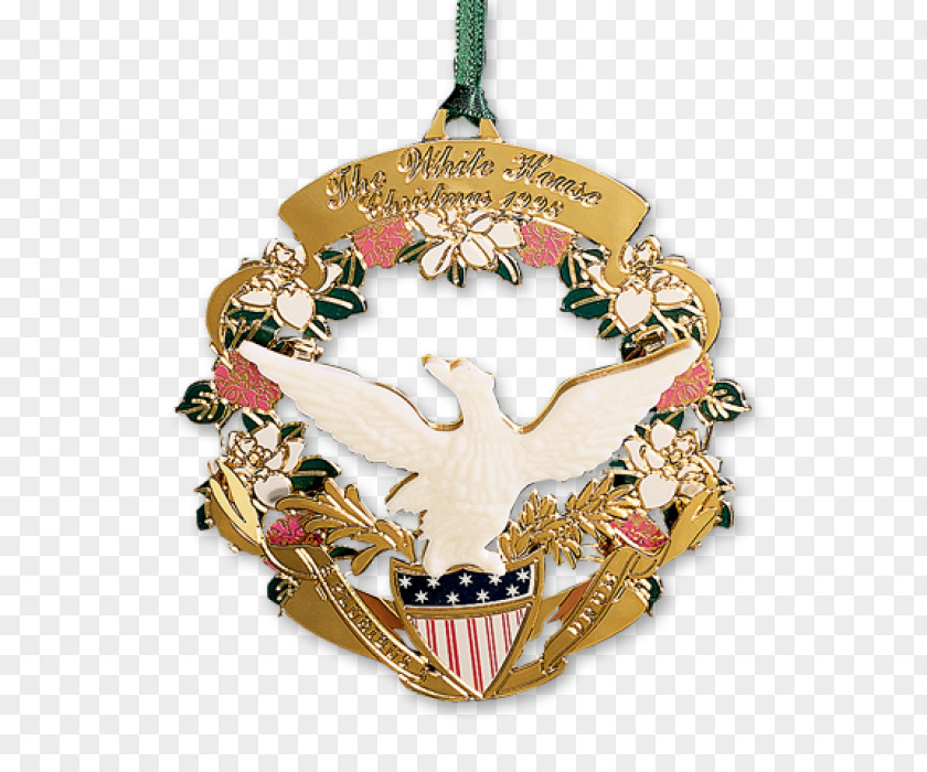 Eagle Shield Christmas Ornament White House Historical Association Day PNG