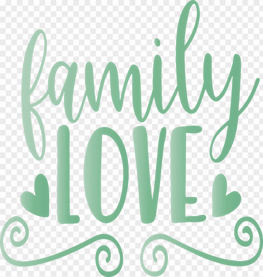 Family Day Love Heart PNG