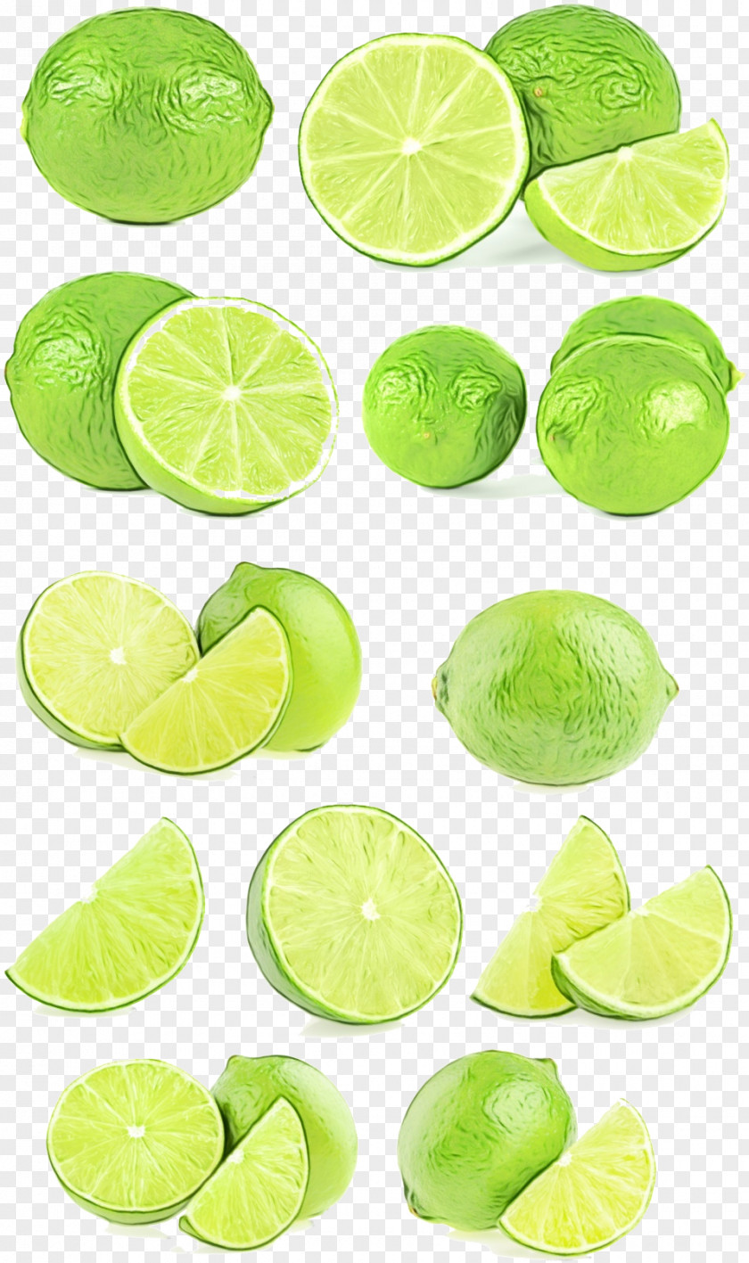 Fruit Plant Lime Key Green Persian Sweet Lemon PNG