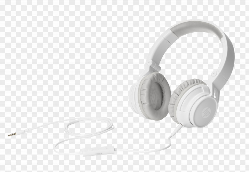 Microphone Auriculares Hp H3100 Blanco Headphones HP Inc. Headset PNG