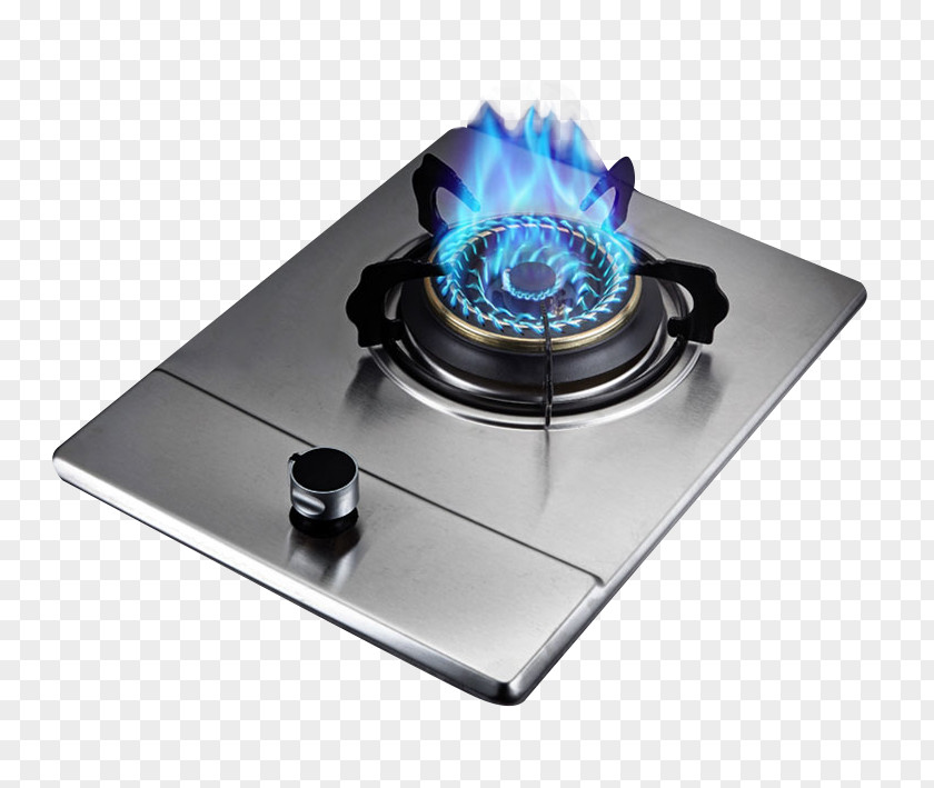 Stainless Steel Gas Stove Table Kitchen PNG