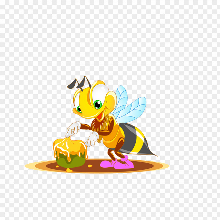 Bees Honey Bee Insect PNG