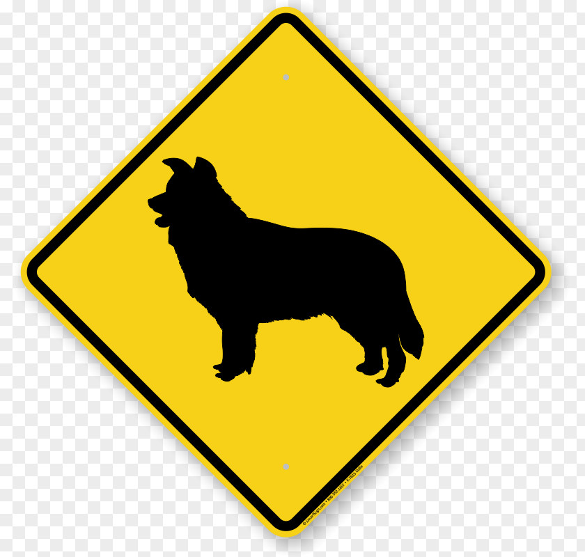 Border Material Cattle Traffic Sign Road Warning Manual On Uniform Control Devices PNG