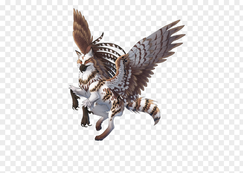 Griffin Gray Wolf Bird Legendary Creature Mythology PNG