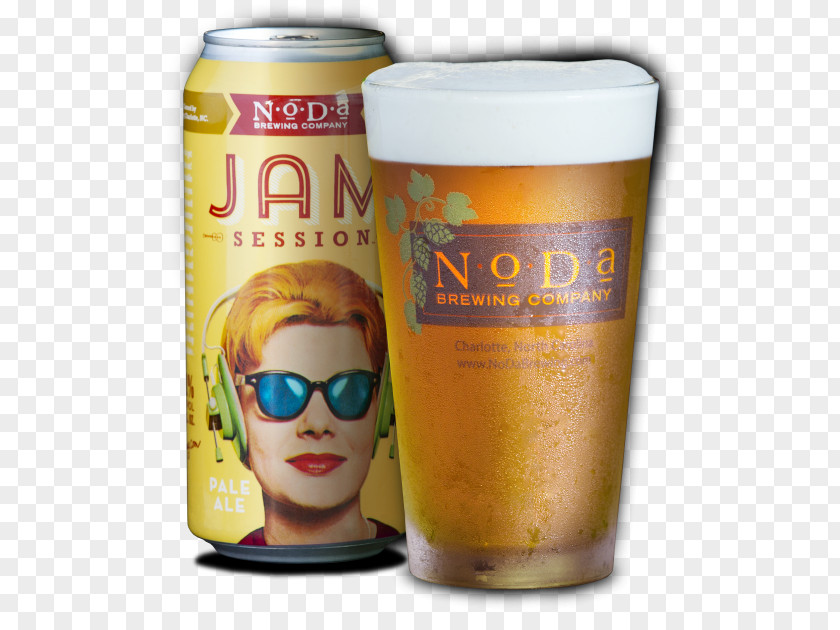 Jam Session NoDa Brewing Company Beer Glasses India Pale Ale PNG