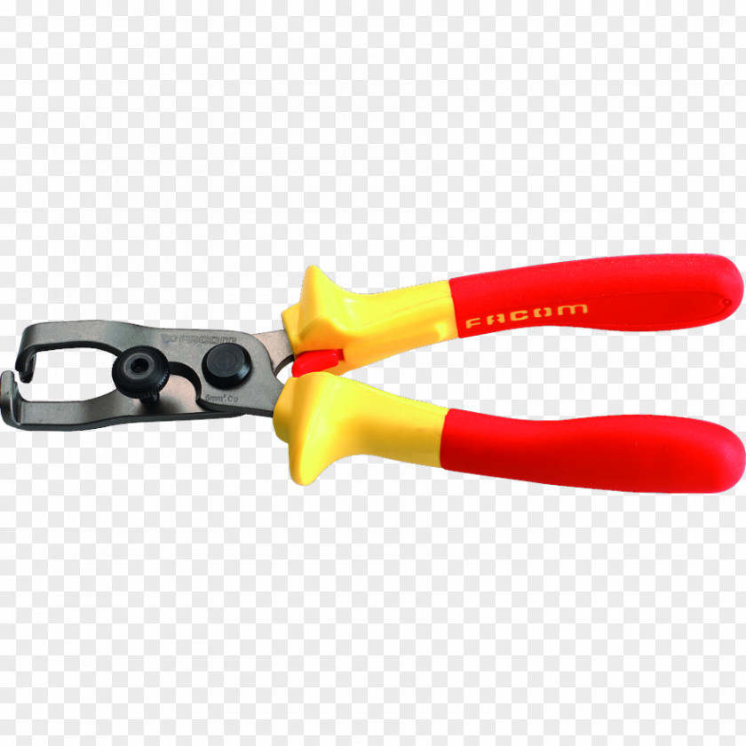 Pliers Diagonal Wire Stripper Lineman's Facom PNG