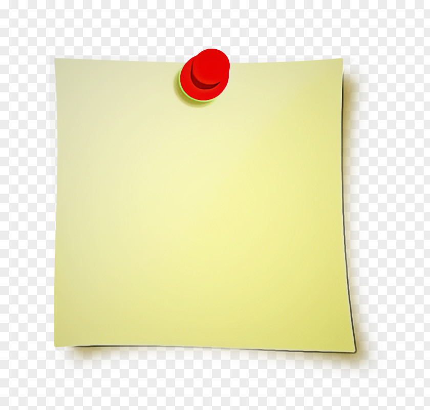 Postit Note Paper Product Rectangle Yellow Design Material Meter PNG