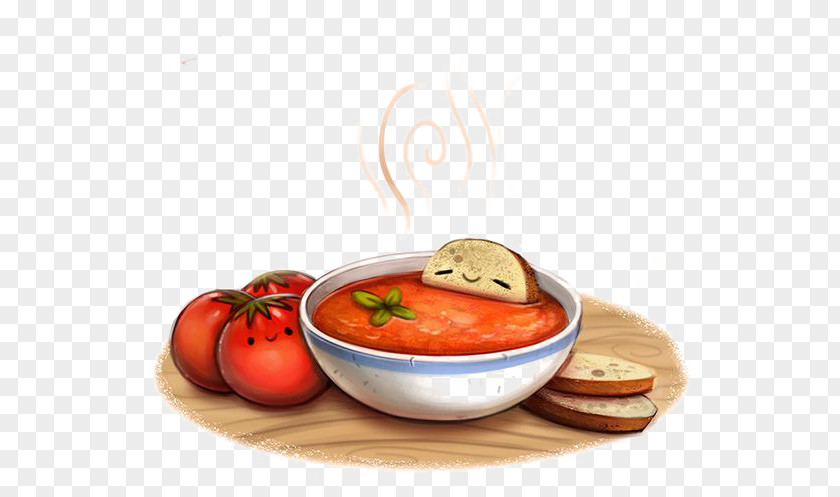 Tomato Soup Bowl Clip Art PNG