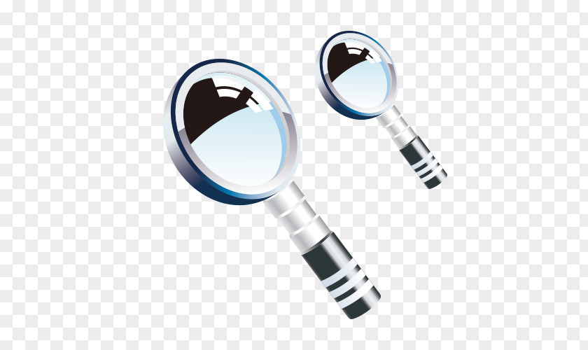 Two Magnifying Glass Icon PNG