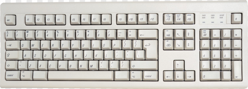 White Keyboard Image Computer Mouse Layout PNG